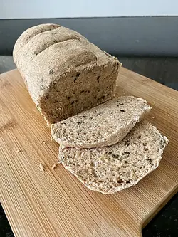 Homemade Moringa Leaf Bread Loaf